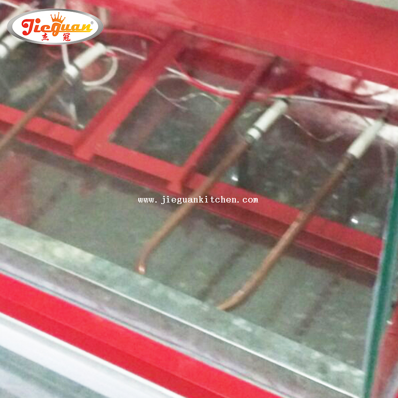 Vitrine de pastelaria de bancada Vitrine elétrica de aquecedor de alimentos para restaurantes