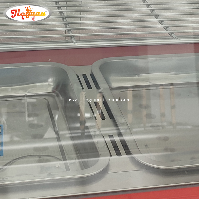 Vitrine de pastelaria de bancada Vitrine elétrica de aquecedor de alimentos para restaurantes