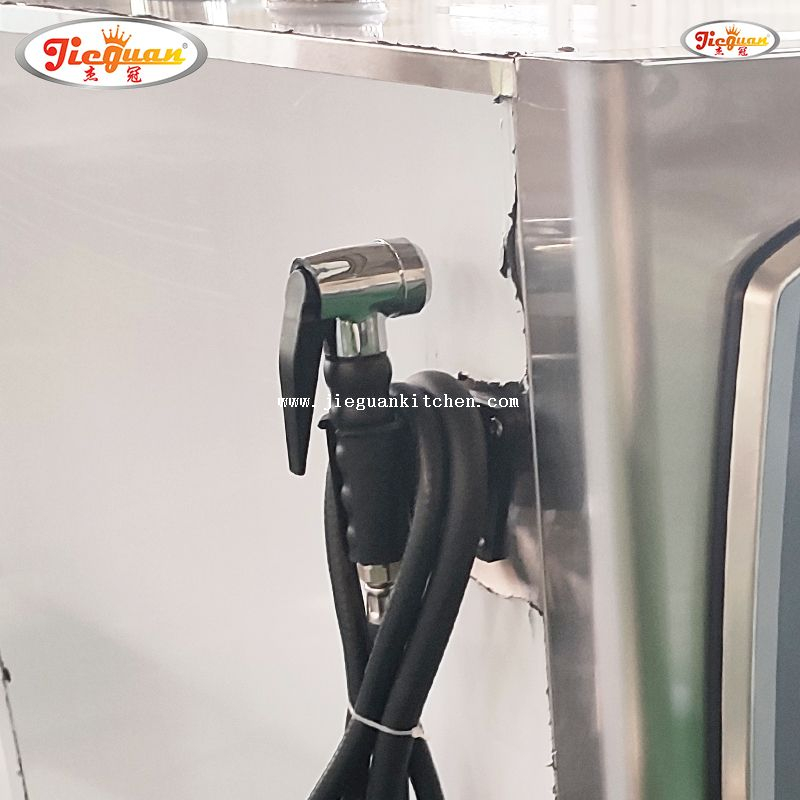  Forno combinado de convecção elétrica Forno a vapor combinado Cozinha profissional Forno combinado de 6 camadas 