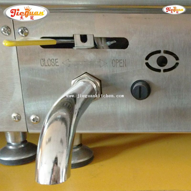 fritadeira comercial de tanque único a gás profundo