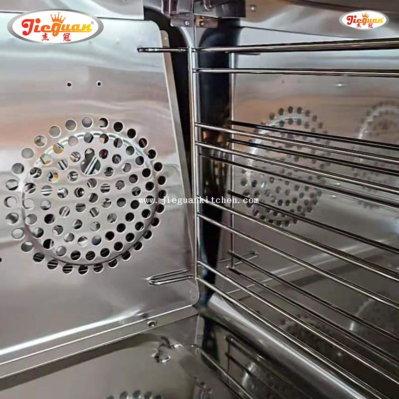 Forno de convecção digital elétrico comercial de 4 bandejas