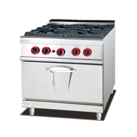 Fogão a Gás com 4 Queimadores e Forno 