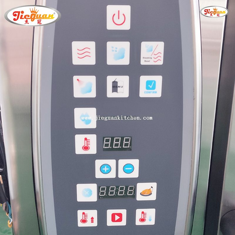  Forno combinado de convecção elétrica Forno a vapor combinado Cozinha profissional Forno combinado de 6 camadas 