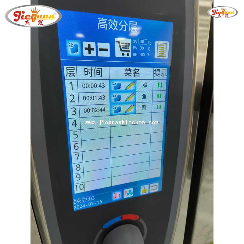  Combinação CE Assadeira a Vapor SS Pan Bancada Combi Bancada Forno ELÉTRICO 40 bandejas Combi Forno Steamer Comercial