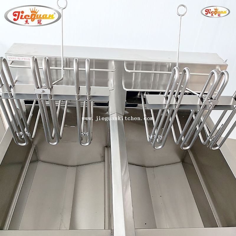 Fritadeira elétrica 2 tanques 28L com temporizador 