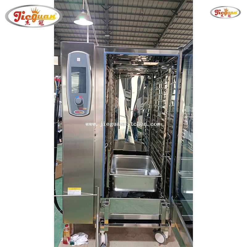  Combinação CE Assadeira a Vapor SS Pan Bancada Combi Bancada Forno ELÉTRICO 40 bandejas Combi Forno Steamer Comercial
