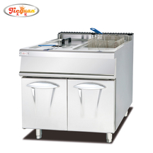 Fritadeira a gás 2 tanques 2 cestos 28L