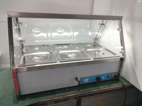 3pan bancada elétrica Bain Marie Display tampo da mesa Bain Marie