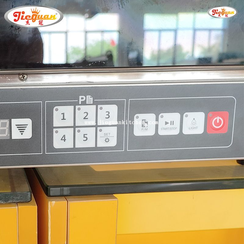 Forno de convecção digital elétrico comercial de 4 bandejas