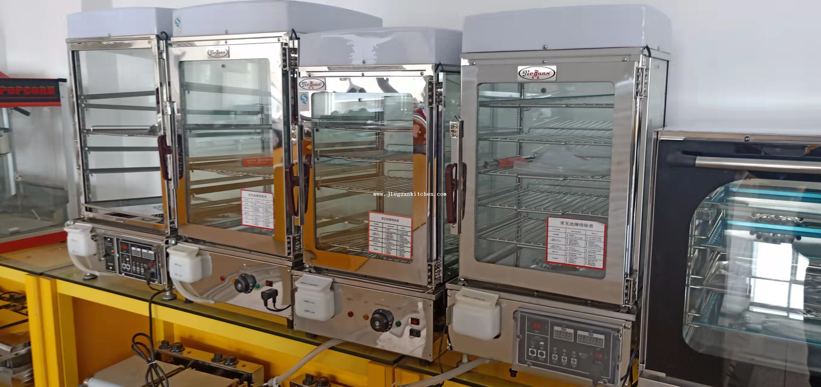 Aquecedor de alimentos comercial elétrico vitrine para pão a vapor com 5 camadas