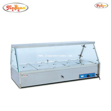 Aquecedor elétrico comercial de alimentos para buffet, aquecimento em banho-maria com panela 6 1/1GN ou 12 1/2 GN PAN