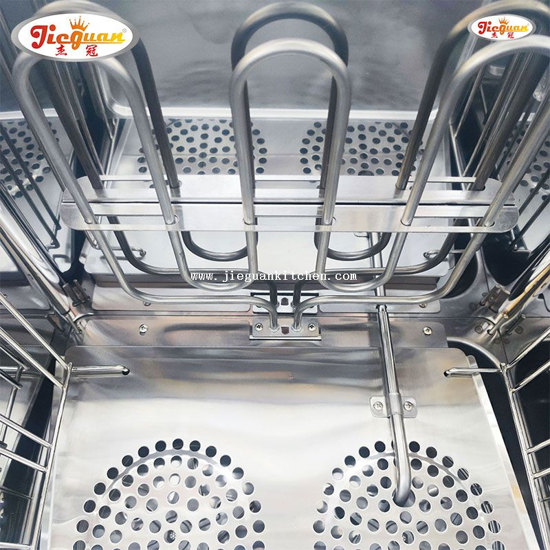 Forno de convecção elétrico Forno de cozimento comercial de 4 camadas com spray