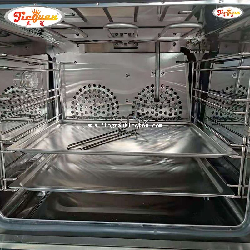 forno de convecção de perspectiva elétrica com vaporizador