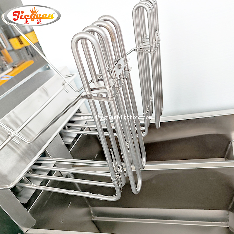 Fritadeira digital vertical para computador com 2 tanques e 2 cestos