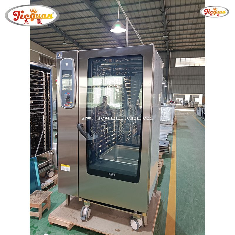  Combinação CE Assadeira a Vapor SS Pan Bancada Combi Bancada Forno ELÉTRICO 40 bandejas Combi Forno Steamer Comercial