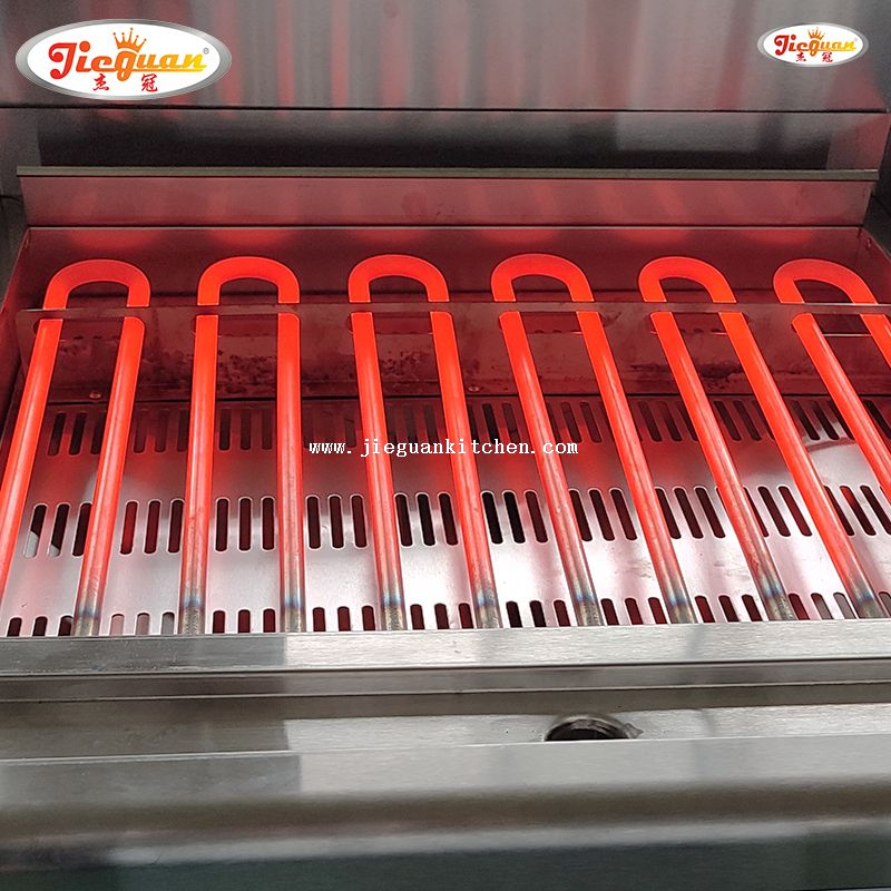 churrasqueira elétrica de lava rock de bancada com CE