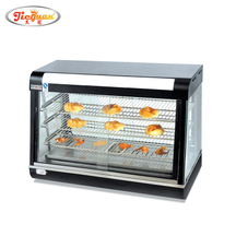 Vitrine de aquecimento de vidro curvo (certificado CE)