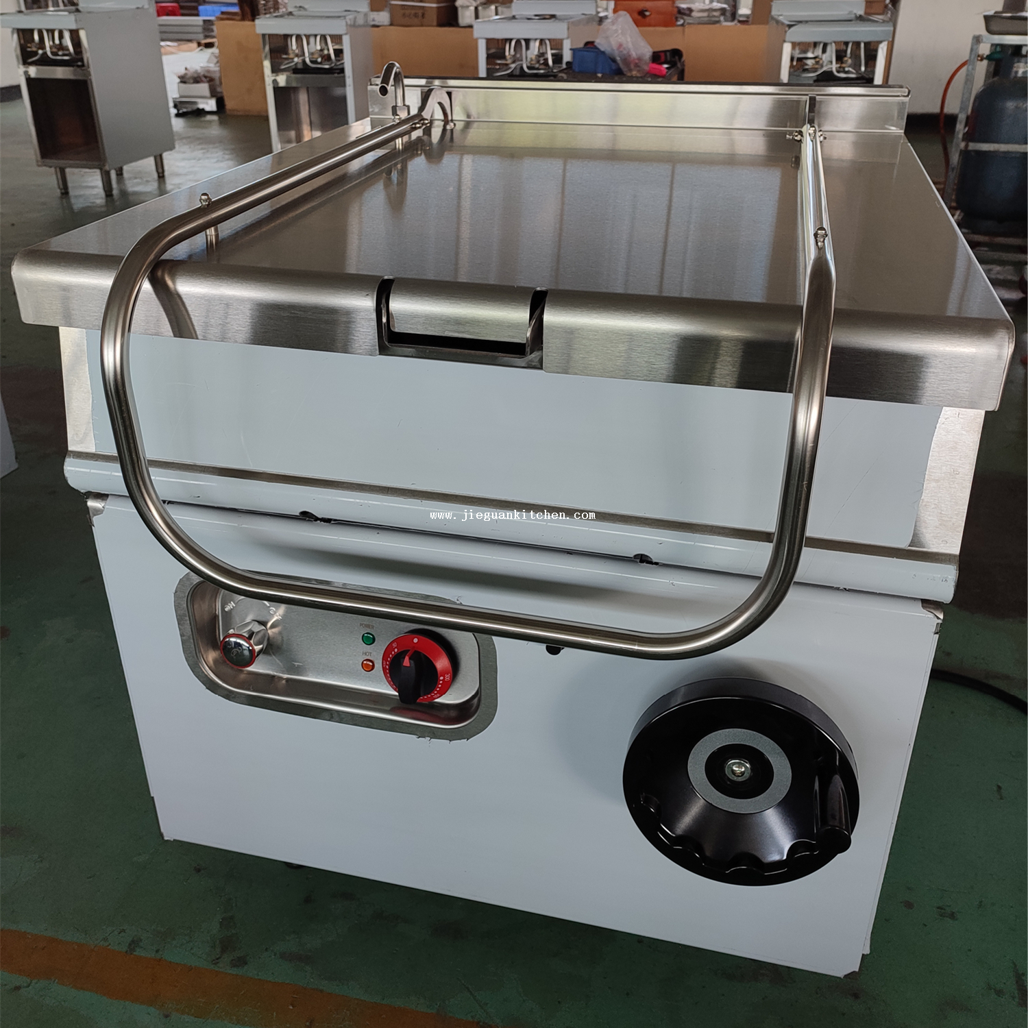 Equipamento de cozinha para restaurante comercial frigideira elétrica inclinável Bratt 60L