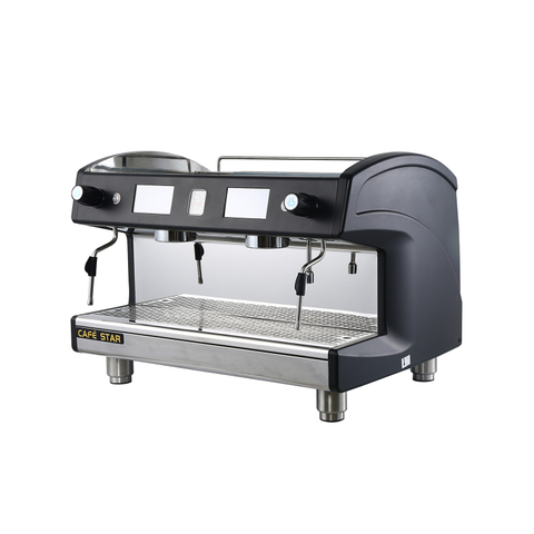 Máquina de café 11L China com cafeteira de grupo duplo para venda 