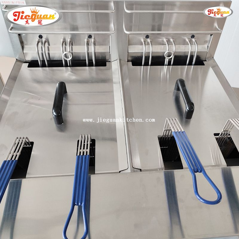 Fritadeira elétrica 2 tanques 28L com temporizador 