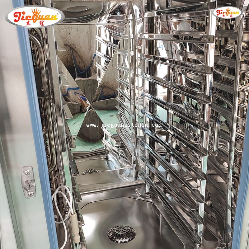 Forno combinado comercial a vapor com 10 camadas com tela sensível ao toque